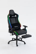 Silla gamer ULTIMATE Black con luces RGB + reposapiés y ruedas en silicona · named · ultimate-black-03.jpg