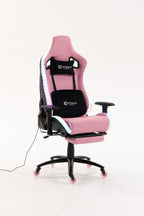 Silla gamer ULTIMATE Pink con luces RGB + reposapiés y ruedas en silicona · named · ultimate-pink-02.jpg